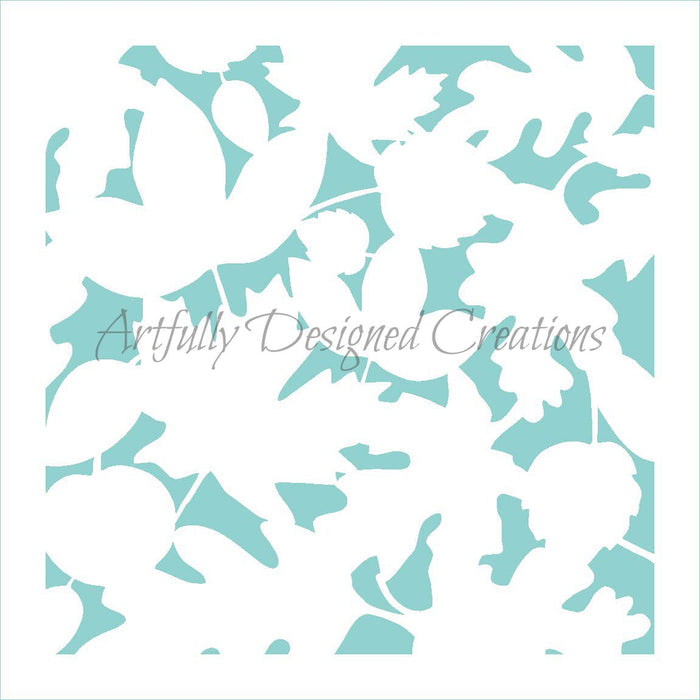 Leaf Silhouette Stencil