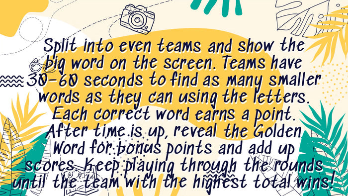 Letter Quest - The Search For The Golden Word