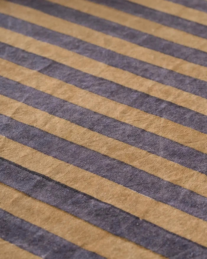 Linen Runyon Stripe Tablecloth - Lone Fox