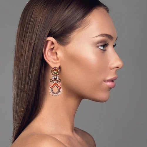 Loopy Sherbert Summer Earrings