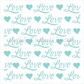 Love Background Stencil