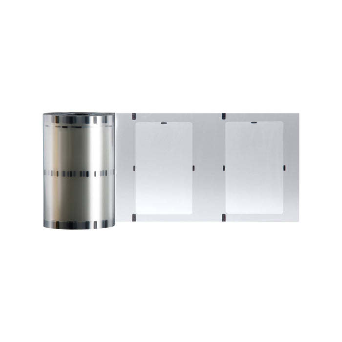 Magicard PRIMA464 clear patch laminate 1.0 mil for the Magicard Prima 8 ID card printer, 600 laminates per roll. Sold by Specialist ID.