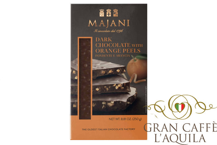 MAJANI DARK CHOCOLATE & ORANGE PEELS 8.8oz