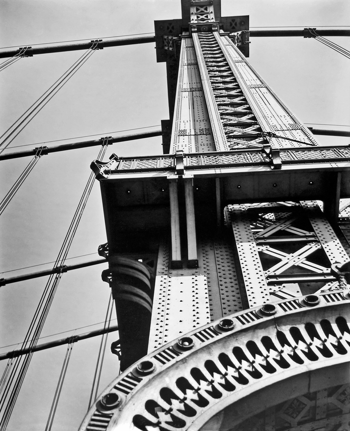 Manhattan Bridge, Looking Up by Berenice Abbott