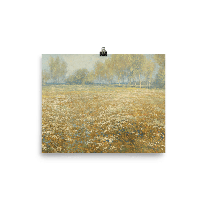 "Meadow in the Bloom" Art Print - Lone Fox