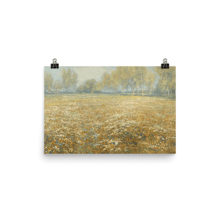 "Meadow in the Bloom" Art Print - Lone Fox