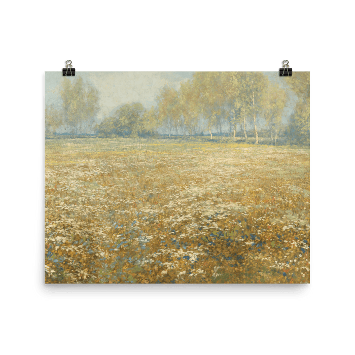 "Meadow in the Bloom" Art Print - Lone Fox