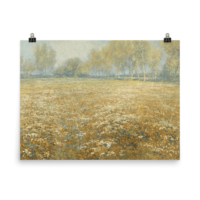 "Meadow in the Bloom" Art Print - Lone Fox