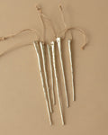 Mercury Glass Icicle Ornaments (Set of 6) - Lone Fox