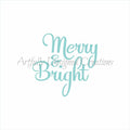 Merry & Bright Stencil