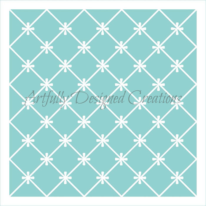 Mesh Flower Lace Stencil