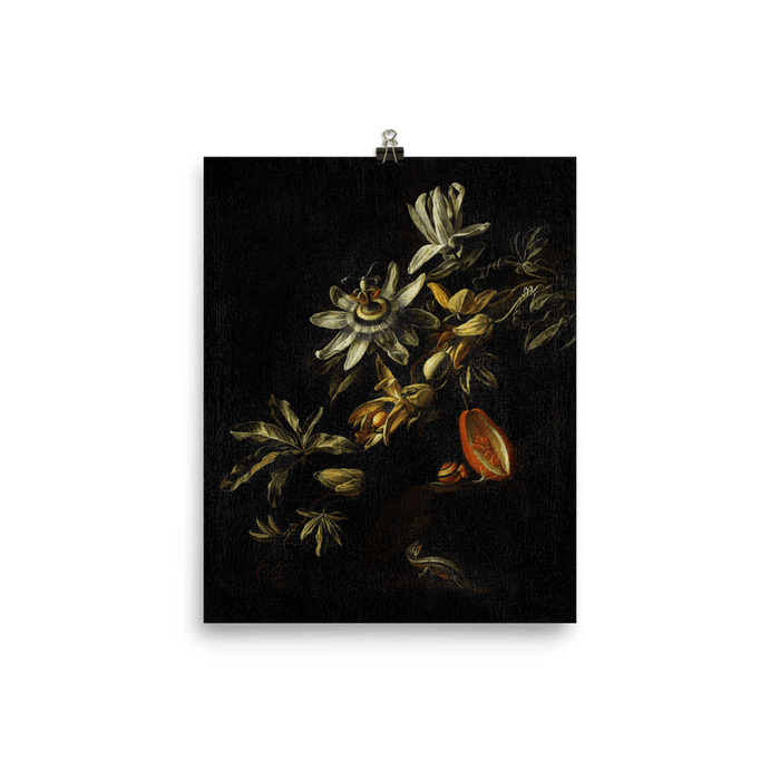 "Midnight Florals" Art Print - Lone Fox