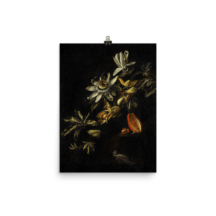 "Midnight Florals" Art Print - Lone Fox