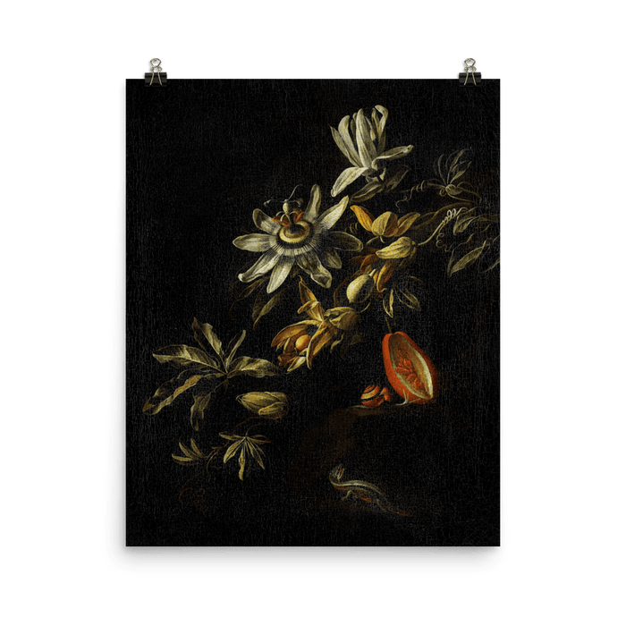 "Midnight Florals" Art Print - Lone Fox