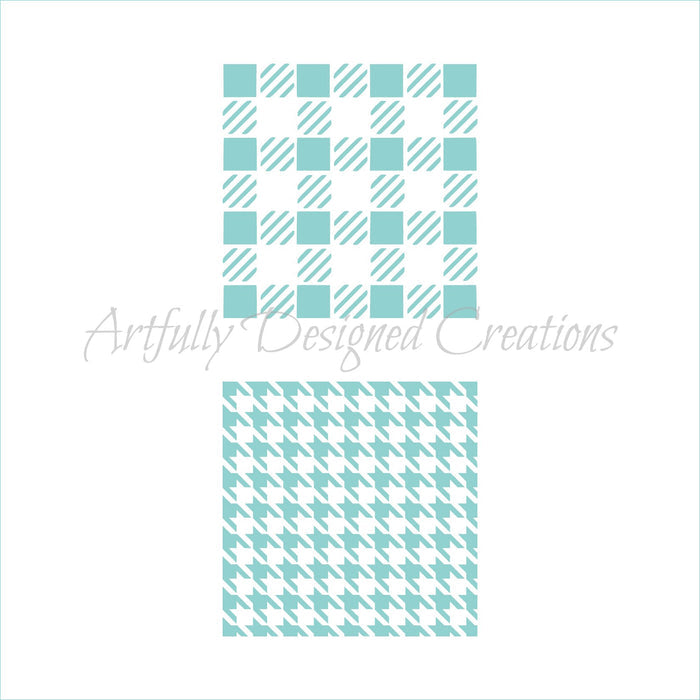Mini Cookie Background Stencil 2