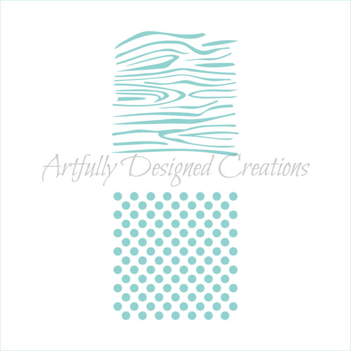 Mini Cookie Background Stencil 3