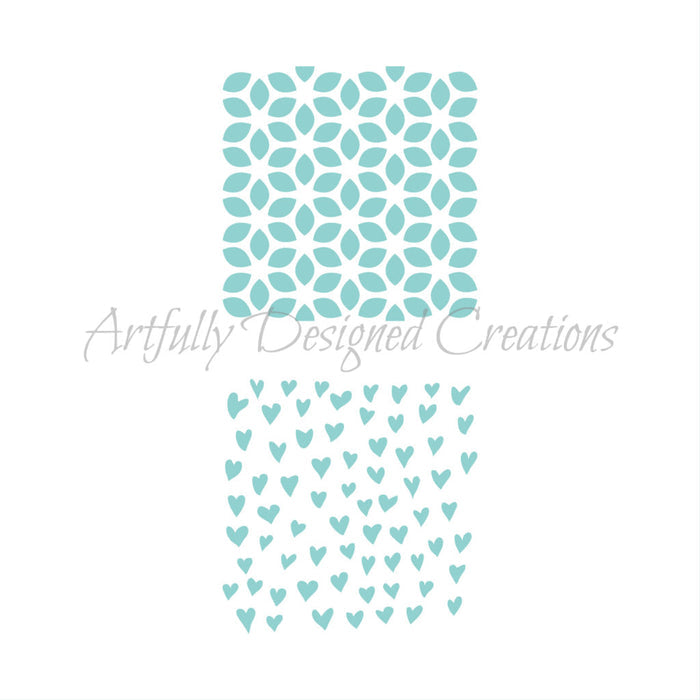 Mini Cookie Background Stencil 4