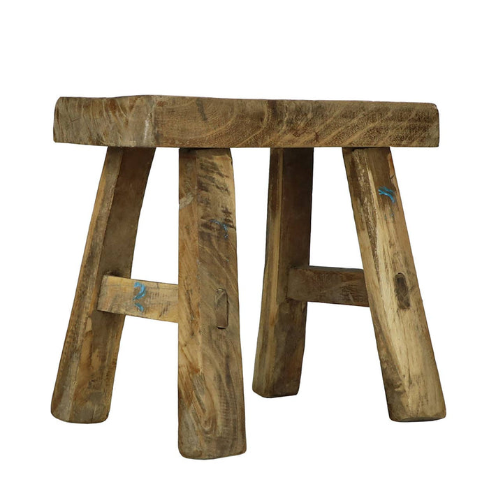 Mini Reclaimed Stool - Lone Fox
