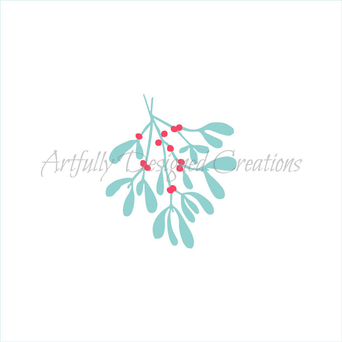 Mistletoe Stencil