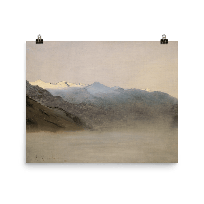 "Misty Mountains" Art Print - Lone Fox