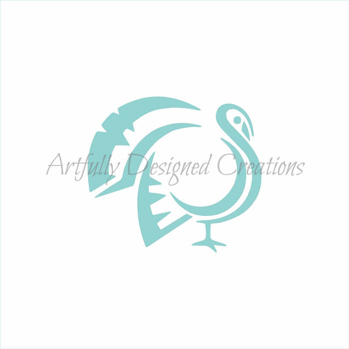 Modern Turkey Stencil