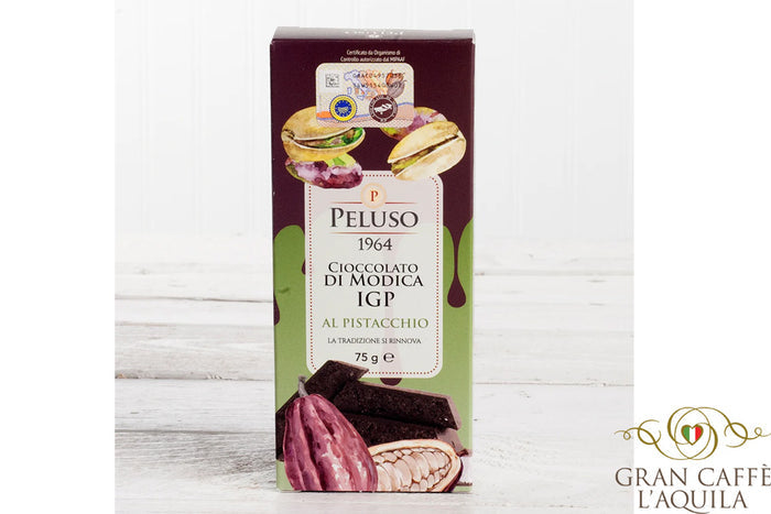 MODICA CHOCOLATE IGP AL PISTACCHIO - PELUSO 75g