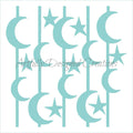 Moon and Stars Stencil