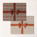 moonstone + khaki flannel double-sided wrap