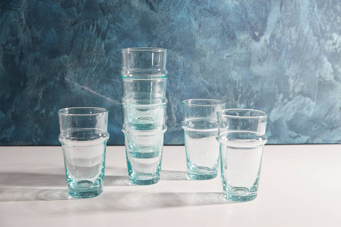 Moroccan Beldi Glassware - Clear - Lone Fox