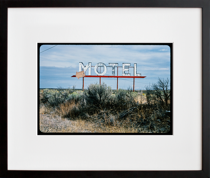 Motel sign, Grand Coulee, Washington