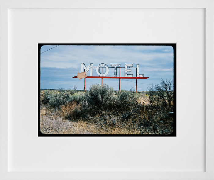 Motel sign, Grand Coulee, Washington