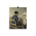 "Mother at her Child’s Bed" Art Print - Lone Fox