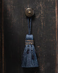 Navy Beaded Decorative Tassel - Lone Fox