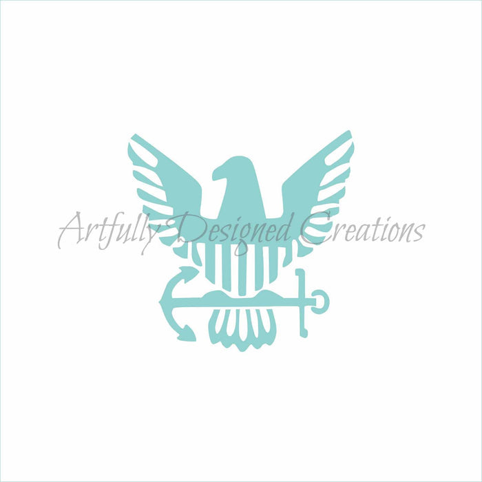 Navy Logo Stencil
