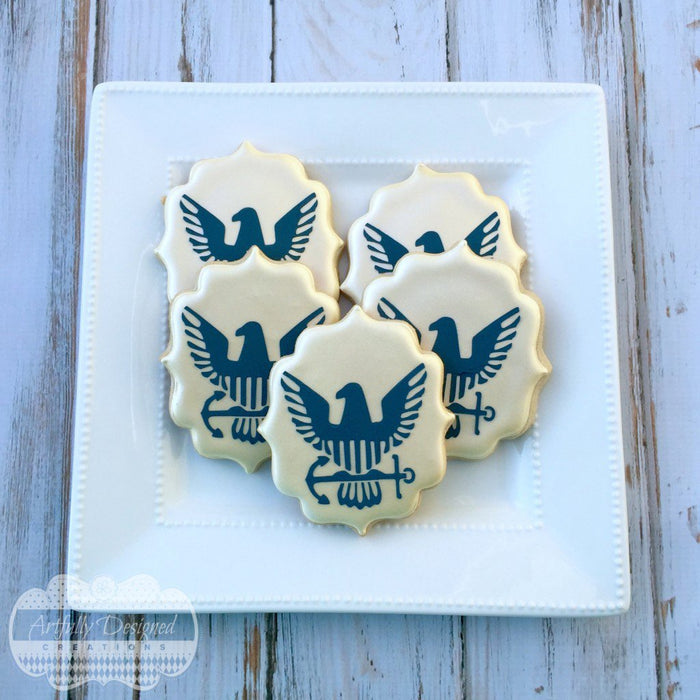 Navy Logo Stencil