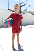 NAVY STARS | SHORT SET