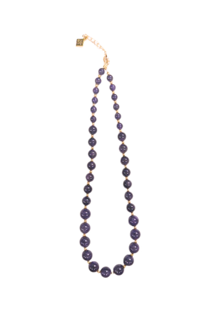 Necklace: Graduated Amethyst