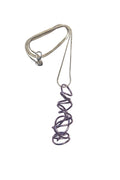 Necklace: Nest Pendant by Rina Young, Lavender