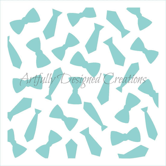 Neckties Stencil