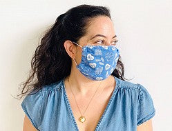 New York City Face Mask Blue
