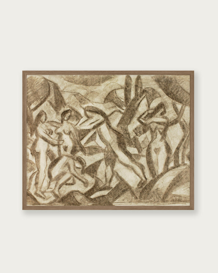 "Nude" Art Print - Lone Fox