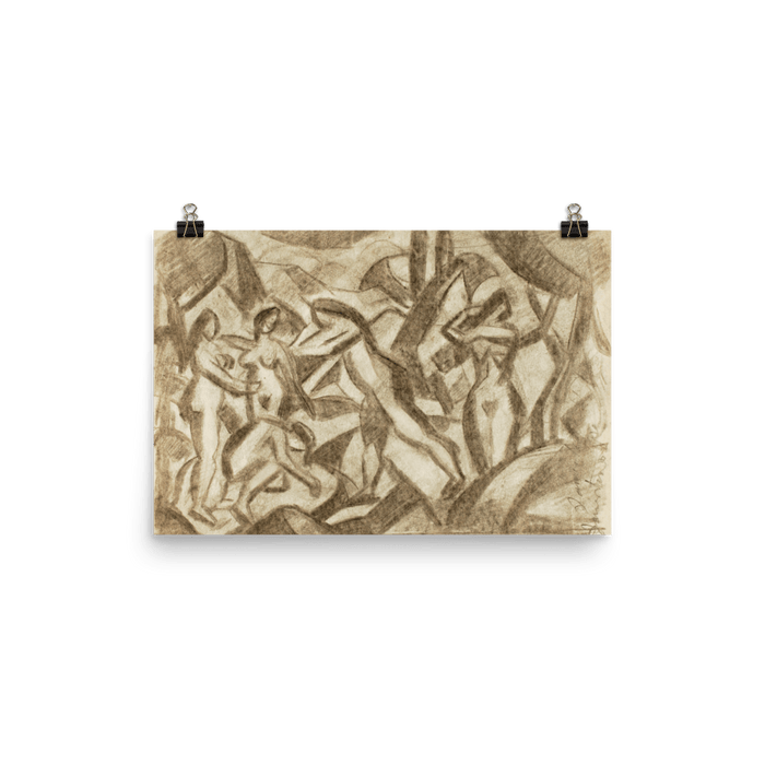 "Nude" Art Print - Lone Fox