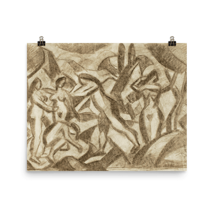 "Nude" Art Print - Lone Fox