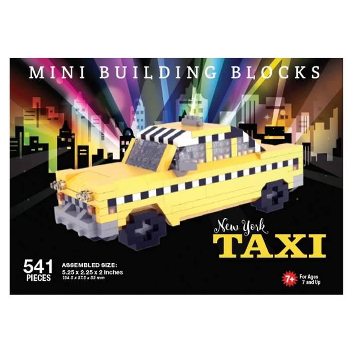 NY Taxi Cab Mini Blocks