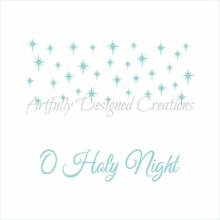 O Holy Night Stencil