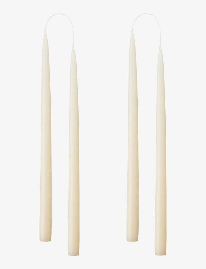 Off White Danish Taper Candle | 12" - Lone Fox