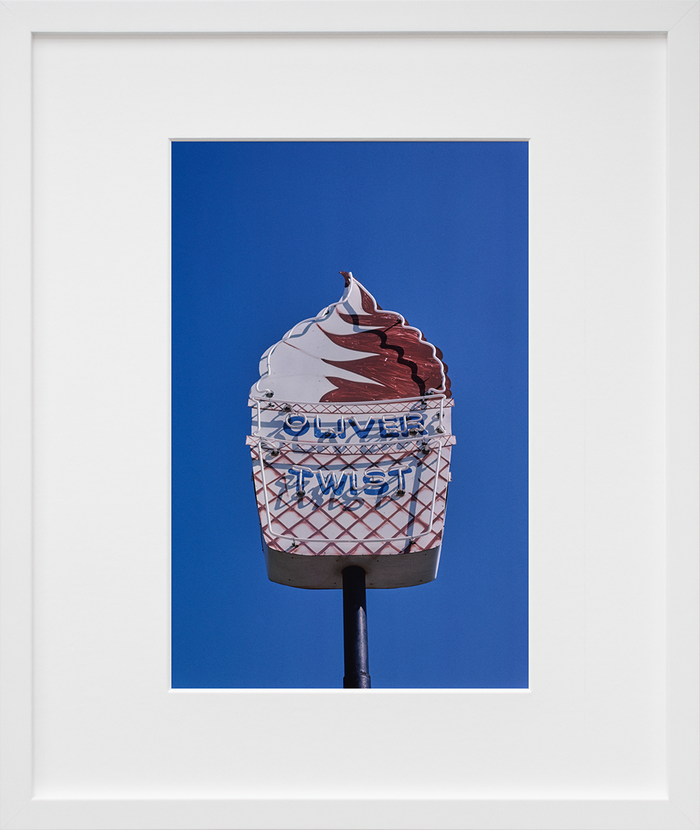 Oliver Twist ice cream sign, Royal Oak, Michigan