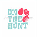 On the Hunt Easter Stencil
