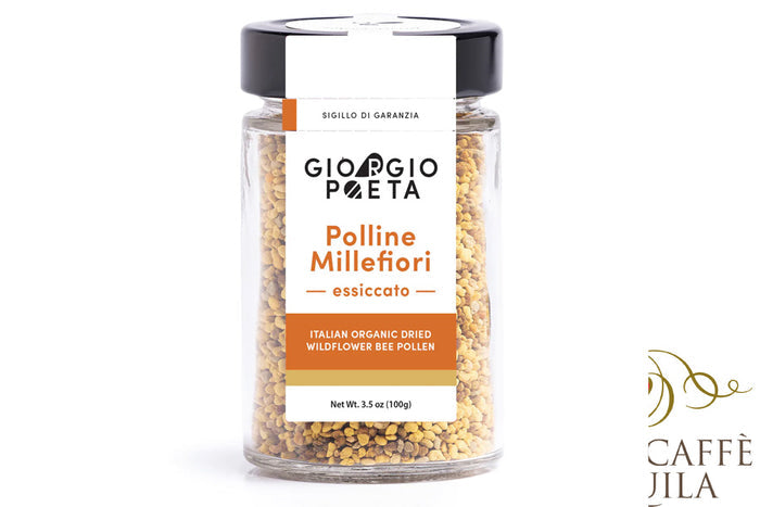 ORGANIC WILDFLOWER BEE POLLEN-- POLLINE MILLEFIORI -- GIORGIO POETA (3.5oz/100g)