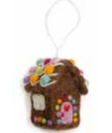 Ornament: Felt Gingerbread House